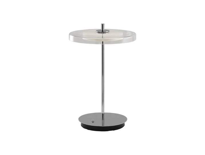 UMAGE - Asteria Move LED Tischleuchte, Stahl poliert / Glas