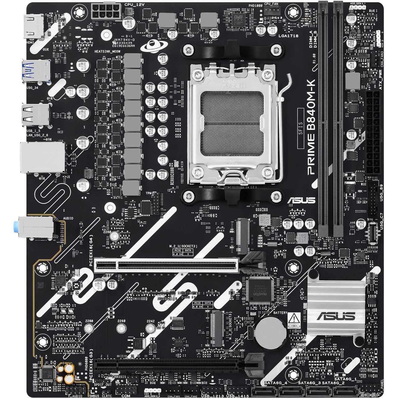 Asus Prime B840M-K AMD B840 So.AM5 DDR5 µATX Retail