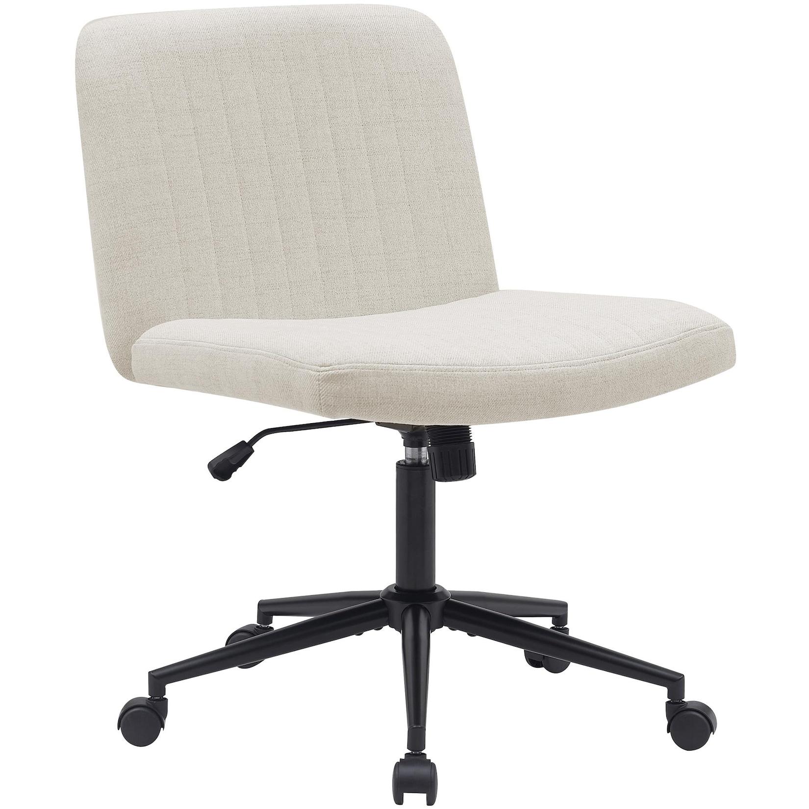 CLP Bürostuhl Kingman Stoff Farbe: creme, Material: Stoff