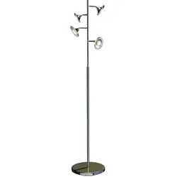 20 Watt COB-LED Stehleuchte Standleuchte Beleuchtung Chrom Leuchte  Starled 780004-4