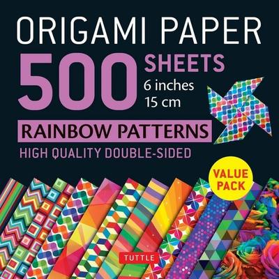 Origami Paper 500 sheets Rainbow Patterns 6 inch (15 cm), Zubehör von Tuttle Publishing, Tuttle Publishing, 978-0-8048-5145-9