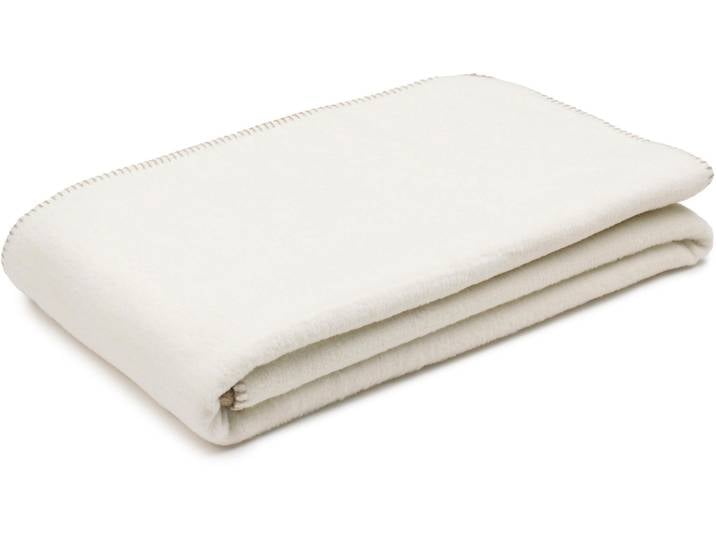 Wohndecke GÖZZE Nevada , beige (creme), B:150cm L:200cm, Baumwolle, Polyacryl, Polyester, Wohndecken, Wohndecke, in Doubleface-Optik