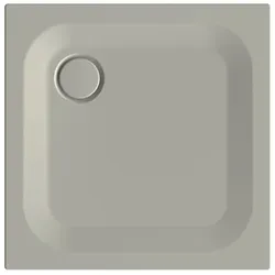 Bette quadrat Duschwanne „BetteUltra“ 750 × 750 mm ohne Oberflächenbeschichtung, ohne Oberflächenveredelung, ohne Wannenträger, in Stone