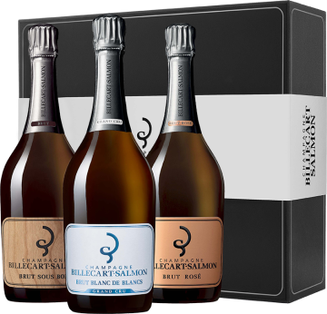 Champagne Billecart-Salmon Champagner Billecart Salmon - Mit Etui Exception - 3 Flaschen - 2.25L Champagne