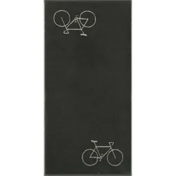 Handtuch VELO (BL 50x100 cm) - grau - BL 50x100 cm