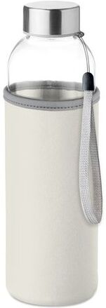 Bouteille publicitaire en verre 500 ml UTAH GLASS verre beige