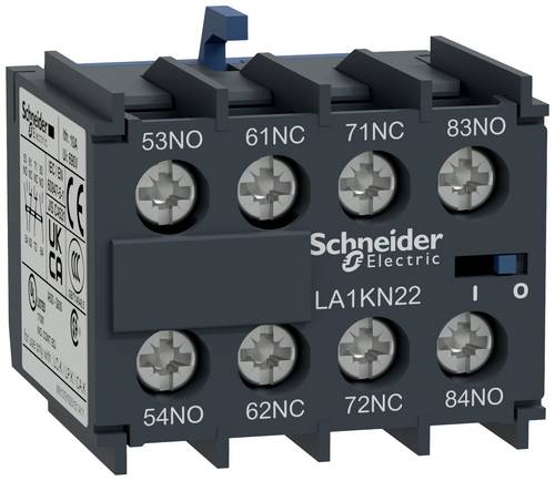 Schneider Electric LA1KN22 Hilfsschalterblock 2 Öffner, 2 Schließer 1 St.
