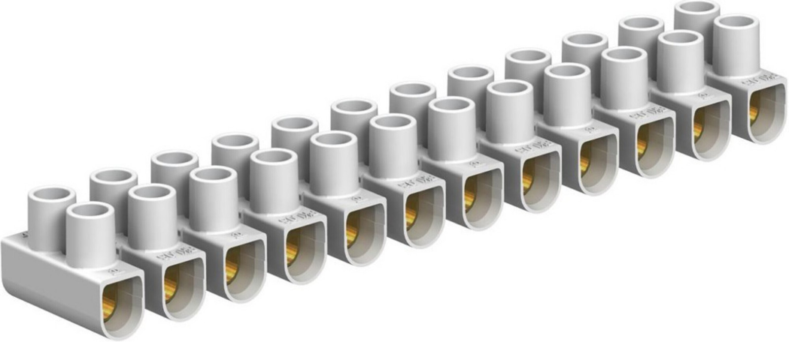 OBO Reeks aansluitklemmen 4,0 mm², wit, polypropyleen