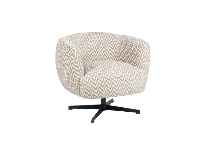 Design Sessel „Estelle“ Sand Chevron Richmond Interiors