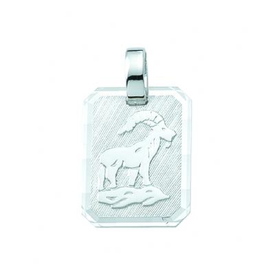 Sternzeichenanhänger ADELIA´S "Sternzeichen Anhänger Steinbock 925 Silber", silber, Schmuckanhänger, Damen, Steinbock, Silber 925 (Sterlingsilber), Silberanhänger Steinbock