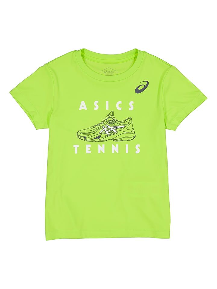 asics Trainingsshirt in Neongrün - L