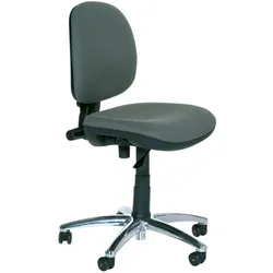 Wolfgang Warmbier, Bürostuhl, Drehstuhl Economy Standard, mit Rollen, ESD, grau (40 - 52 cm)