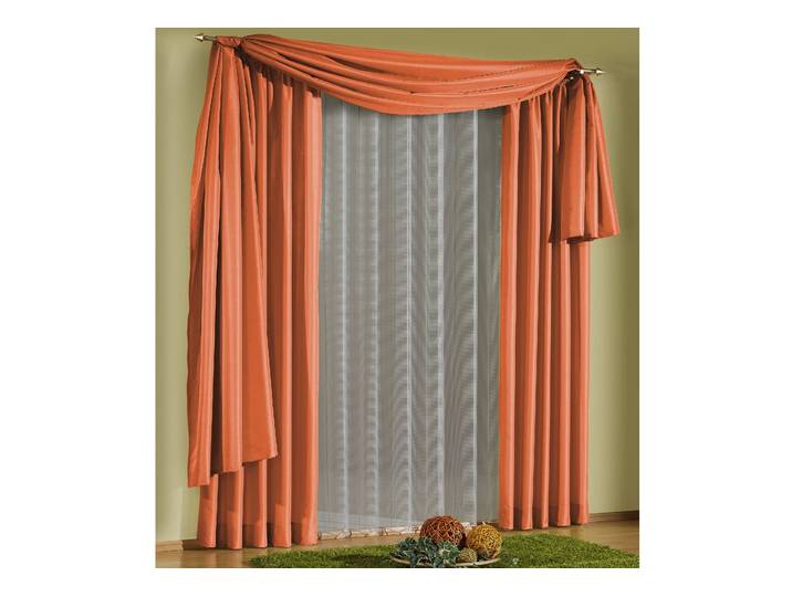 Gardine WIRTH Daria Gr. 1, orange, B:135cm H:145cm, Polyester, Gardinen, Gardine