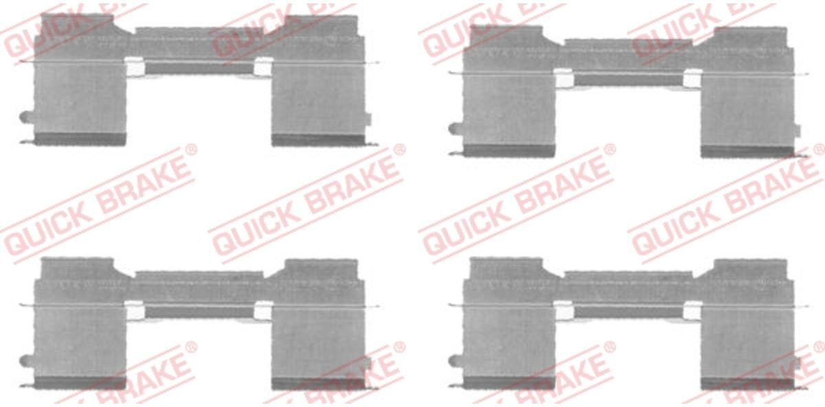 Zubehörsatz, Scheibenbremsbelag QUICK BRAKE 109-1729