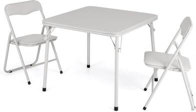 Garvee Portable Toddler Folding Table and Chair Set Foldable Childrens Activity Furniture