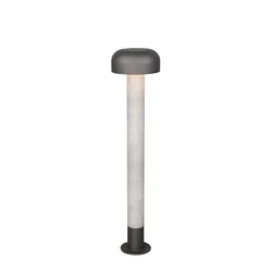 Stehlampe Garten Bodenlampe Standleuchte Aluminium betonfarben IP54 H 84,5 cm