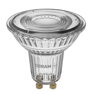 OSRAM LED-Lampe Superstar, GU10, 6,1W ersetzt 80W, neutralweiß, dimmbar, 36°