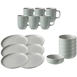 FRÜHSTÜCKSSERVICE Jasper mint 18er Set