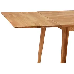 Tisch Ansteckplatte aus Eiche Massivholz 50 cm breit
