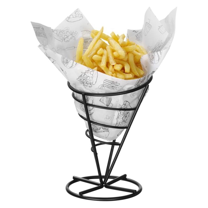 Hendi Einschlagpapier, fettdicht,, Fastfood-Muster, 500 Stk., 250x350mm (500x) (58587324)