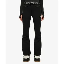 Superdry für Damen. WS110186A Luxe Ski Hose schwarz (12 UK = M), Sportlich, Polyamid, Schnee