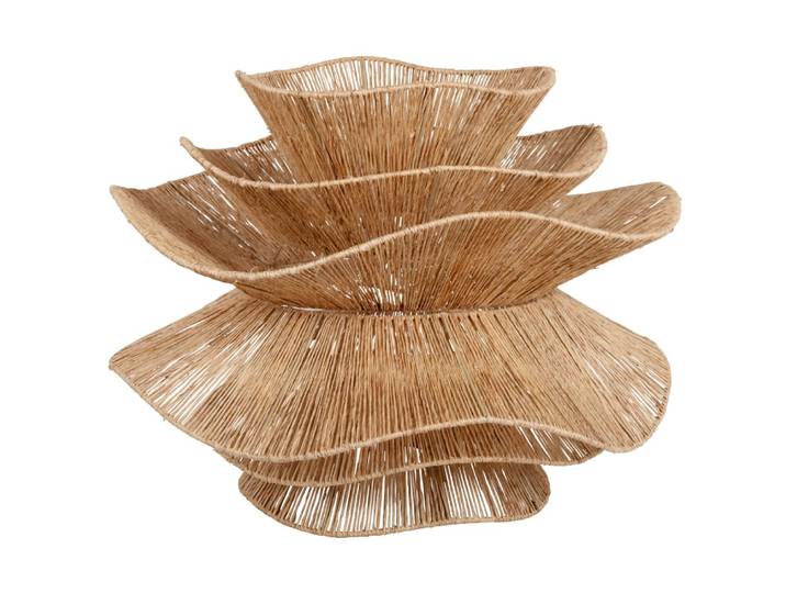 Nicht elektrifizierte Hängeleuchte aus Jute, Ø 54 cm