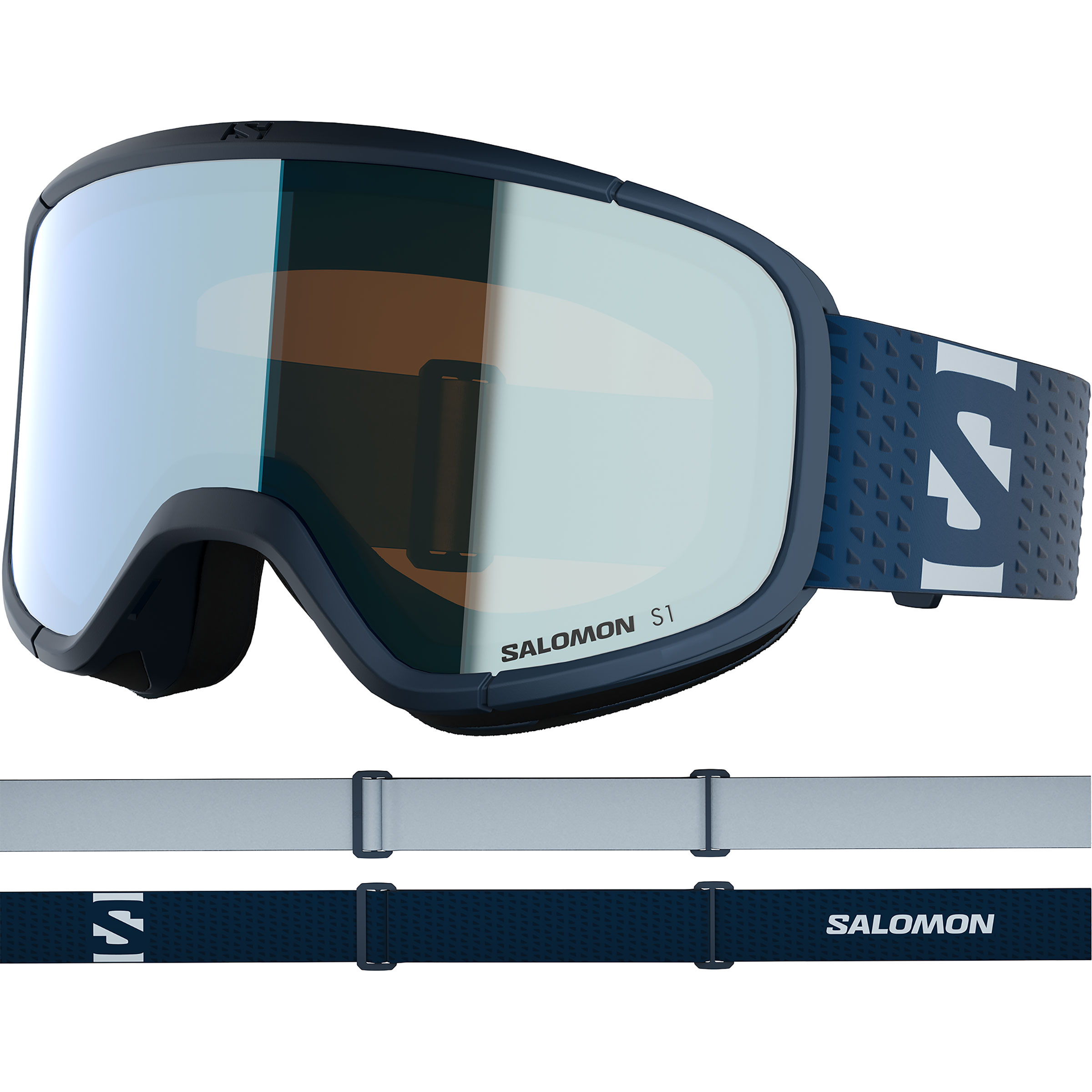 Salomon Aksium 2.0 Skibrille Kinder Skibrillen blau Freeride | Skifahren