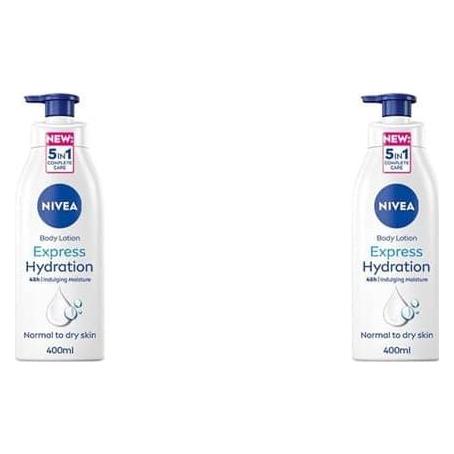 NIVEA Express Hydration Body Lotion w. pump 400ml (Körperlotion, 400 ml) (4005900444554)