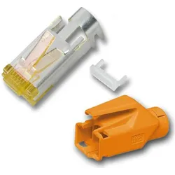 EFB Elektronik Hersteller: HIROSE RJ45-Hirose Stecker STP, TM31 orange, 50 Stück, 3 Elemente, Cat.6A Channel Class, Zubehör Netzwerk