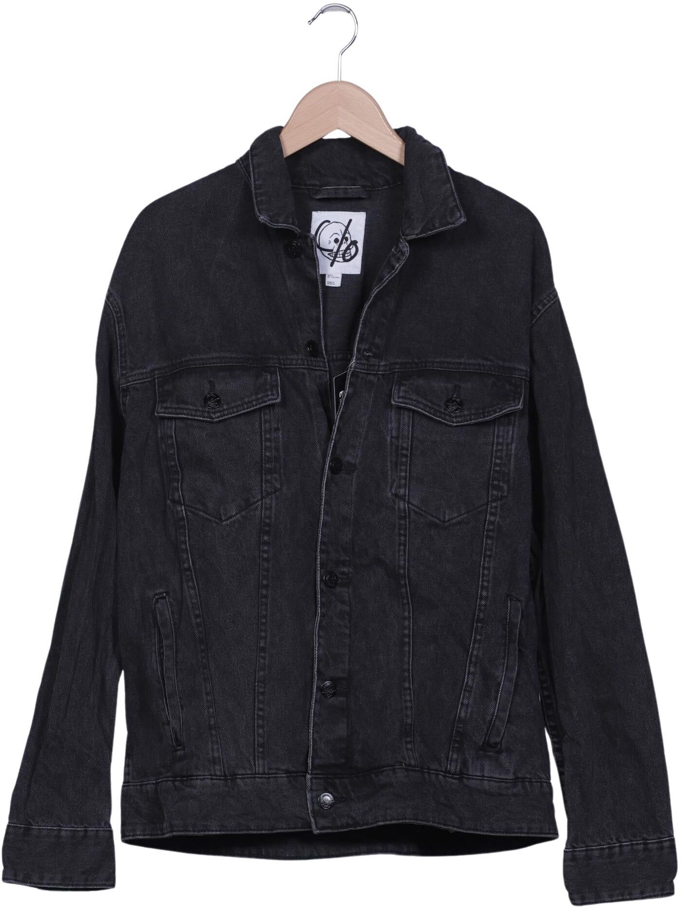 Cheap Monday Herren Jacke, Schwarz, Gr. M, Baumwolle - Second Hand