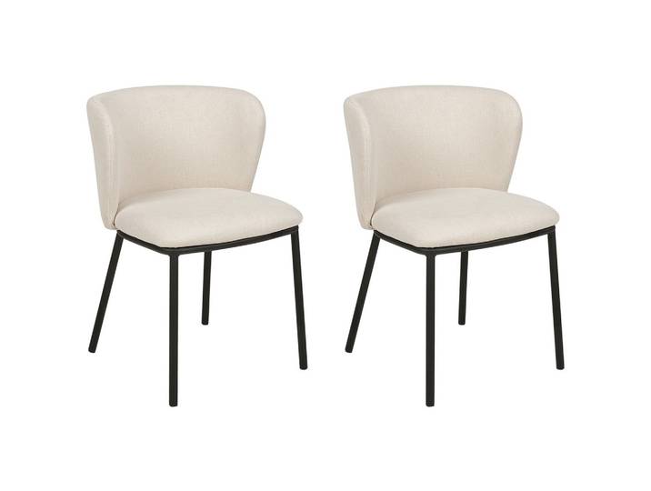 STUHL 2er-Set Polsterbezug Beige Mina