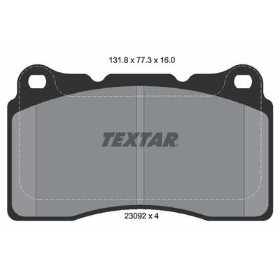 TEXTAR Bremsbelagsatz, Scheibenbremse 2309203 für Volvo RENAULT
