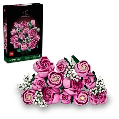 LEGO Botanicals 10374 Rosa Rosenstrauß, Kunstblumen für Erwachsene