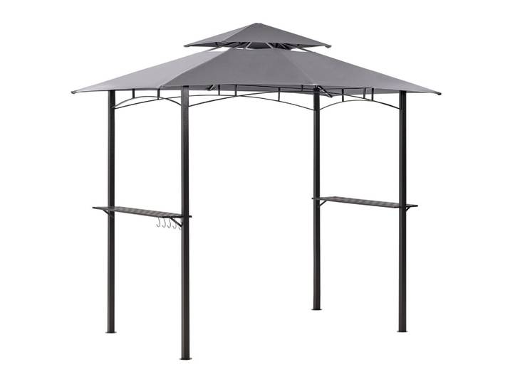 PAVILLON Stahl grau 240/148 cm Naro
