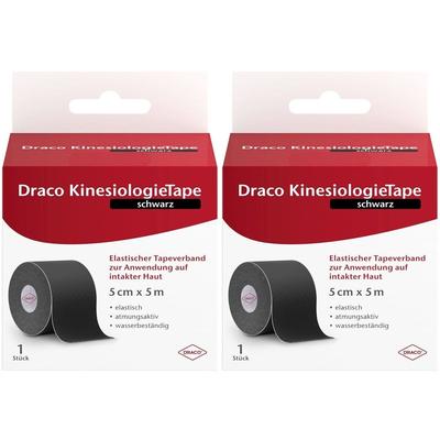 Draco Kinesio Tape SCH 5x5 x2 2x1 St Verband