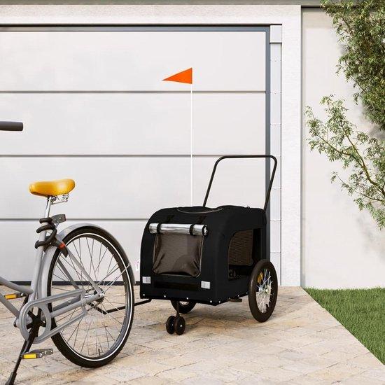 Fahrradanhänger für Haustiere - Transportbox für Tiere - Bequemer Transport - Wasserabweisende Hülle - Nicht spezifiziert - Schwarz