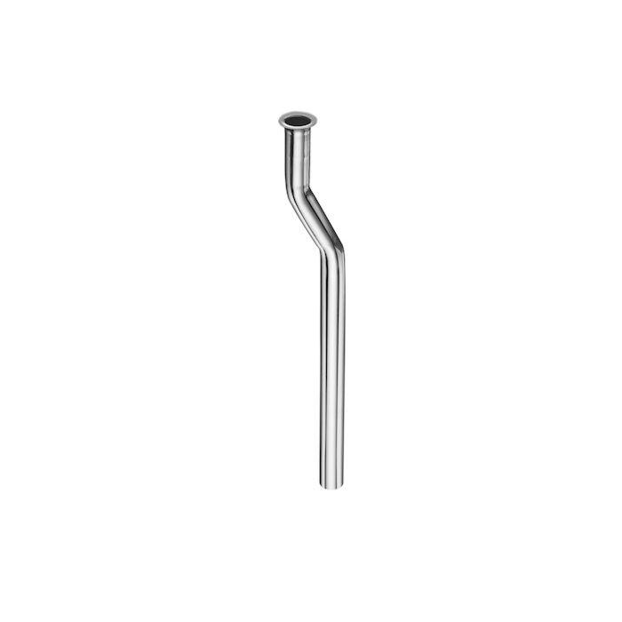 Schell Spülrohr 502910699 verchromt, 18 x 300 mm, gekröpft, Abstand 40 mm