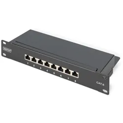 Digitus CAT 6, Klasse E Patch Panel, geschirmt, schwarz