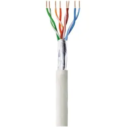 Techly ITP-C6F-FL Netzwerkkabel Grau 305 m Cat6 F/UTP (FTP) (F/UTP, CAT6, 305 m), Netzwerkkabel