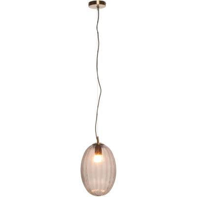 KAYOOM Hängeleuchte "Virgina", grau, Ø 23cm H: 36cm, 1 Stk., Leuchten, hochwertig, außergewöhnlich, handgefertigt, Hängeleuchte