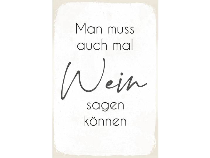 Metallbild QUEENCE Wein , schwarz (farbe bild(er): schwarz), B:30cm H:20cm, Bilder, Metallbild, Sprüche, Texte, witzig, für die Küche