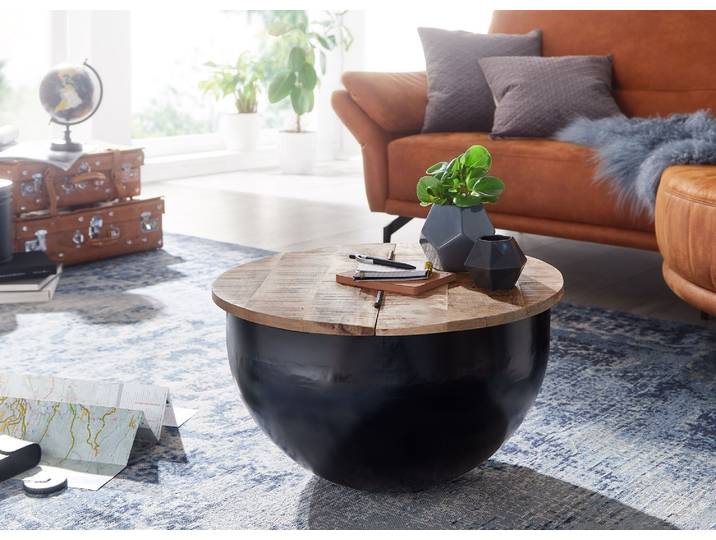 Couchtisch Granzow Ø 60cm Braun
