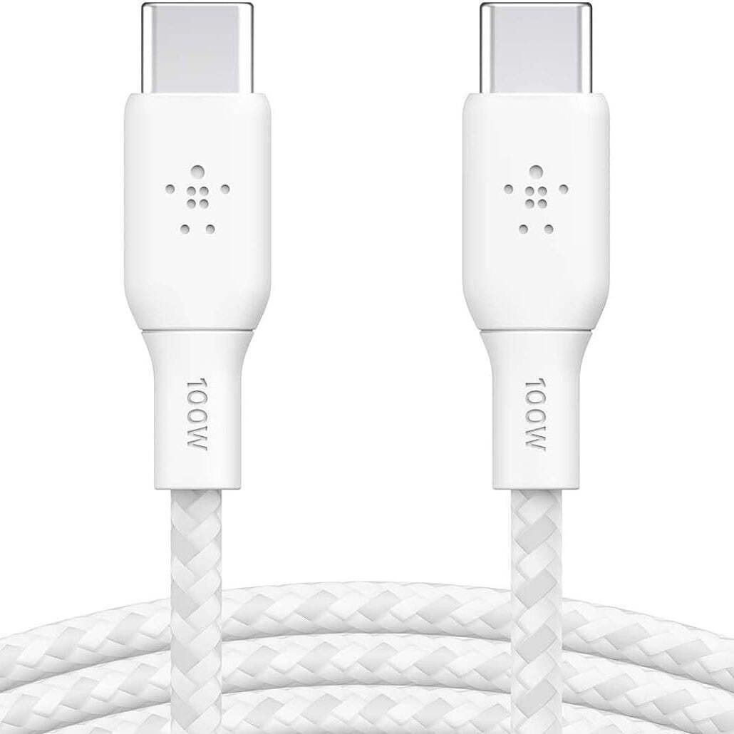 Belkin USB-C naar USB-C kabel, 3 meter, USB 2.0, wit