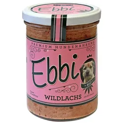 Ebbi Hundenassfutter im Glas - Wildlachs