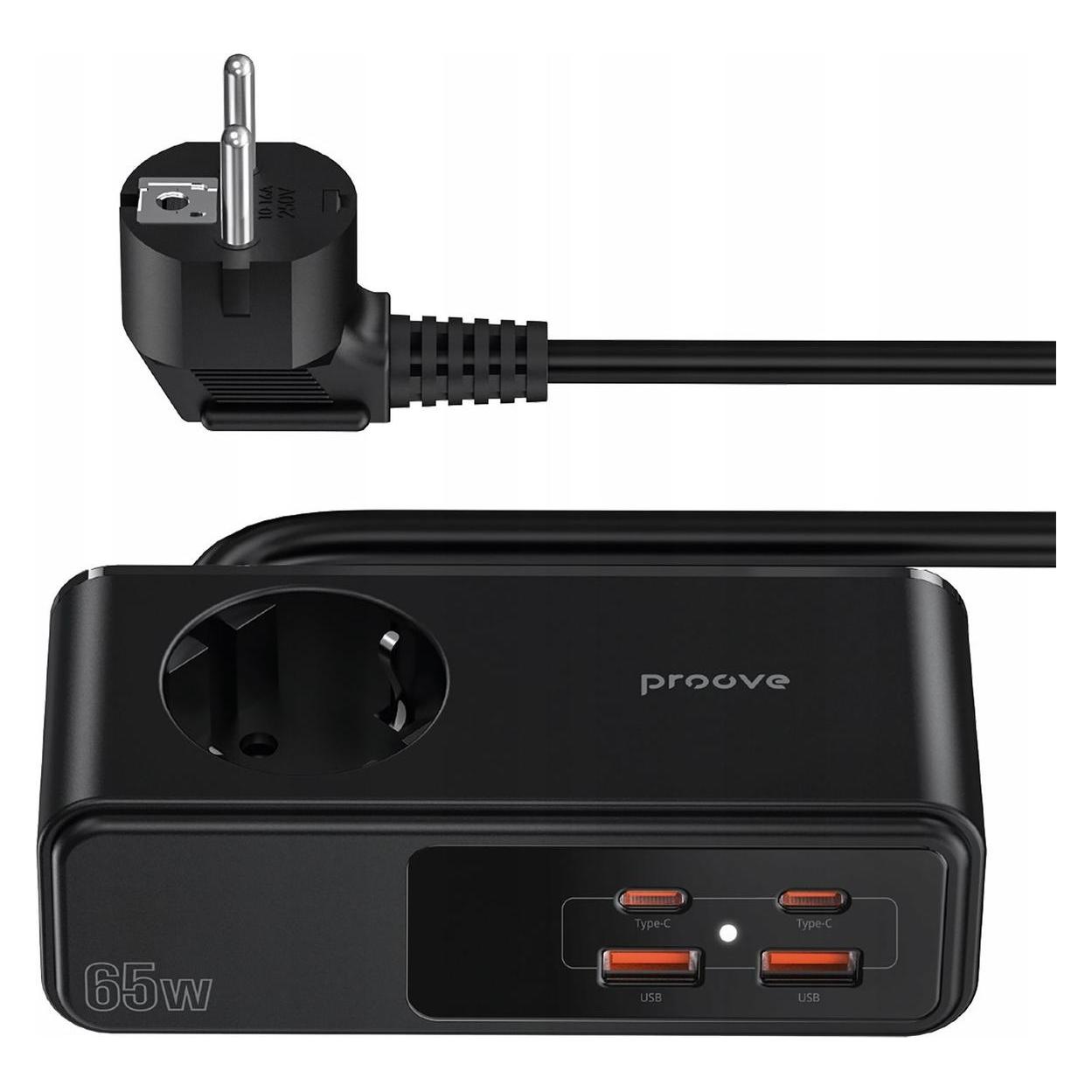 Proove Ładowarka Homester Pro Listwa zasilająca 2x USB 2x USB-C 65W (SB10606) (2x, USB-A, USB-C) (PROOVE)