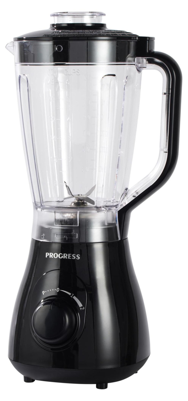 Progress Packaging mengbeker 1,5 liter met 2 snelheden, pulsfunctie en 4-vleugels