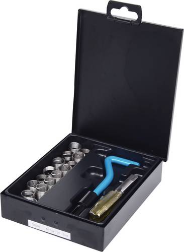 KS Tools 150.6140 Nirostahl Gewinde-Reparatur-Satz M14x1,25mm, 17-tlg