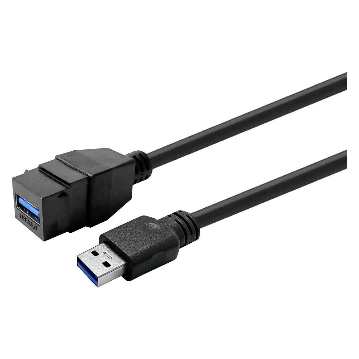 Vivolink Keystone Black USB3,0 (1.80 m) (PROKEYUSB3AFM5B)