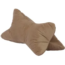Kissen SAMT stone (DB 24x42 cm) - grau - DB 24x42 cm