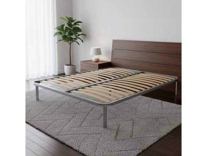 Alga - Sommier Double\, 160x200 cm Gris\, Double Italy